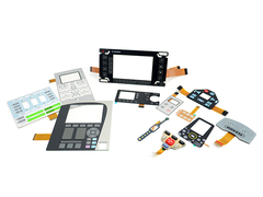 دائم غشاء FPC التبديل موثوقة سطح اللمس دائرة PET / FPC